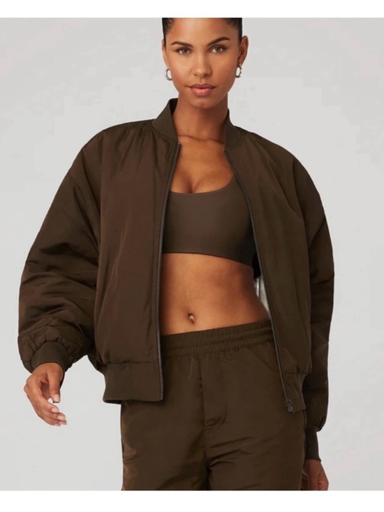 ALO Yoga Jackets & Blazers - ALO Brown Bomber Jacket